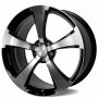 Легковой диск CMST CS727 11x21 5x112 ET49 66,6 GLOSS BLACK + METAL ASH